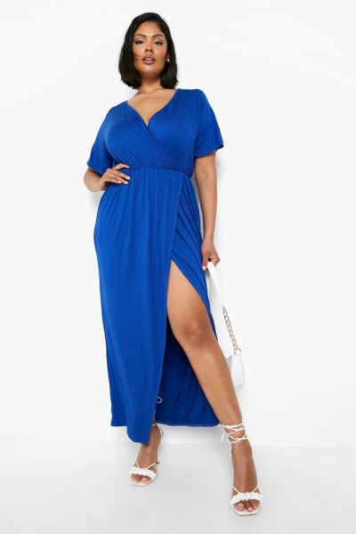 Boohoo - Maxi Dress - Blue - Woman GOOFASH
