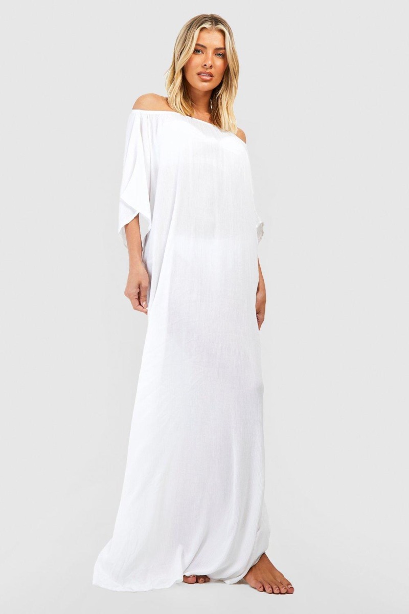 Boohoo - Maxi Dress in White GOOFASH