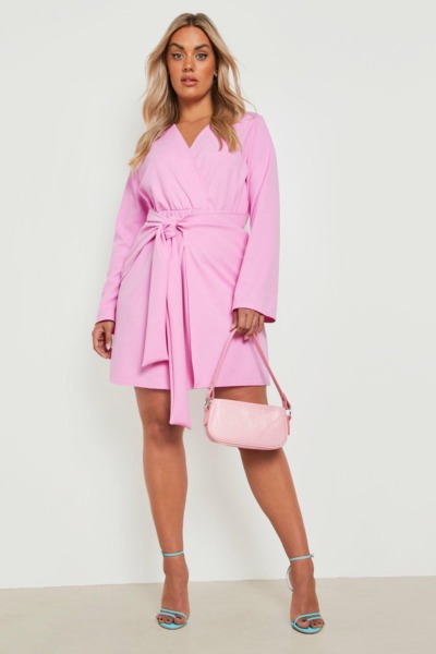 Boohoo - Pink Mini Dress Women GOOFASH