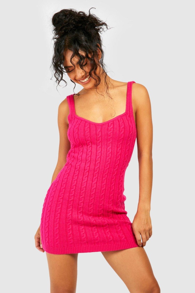 Boohoo - Woman Mini Dress in Pink GOOFASH