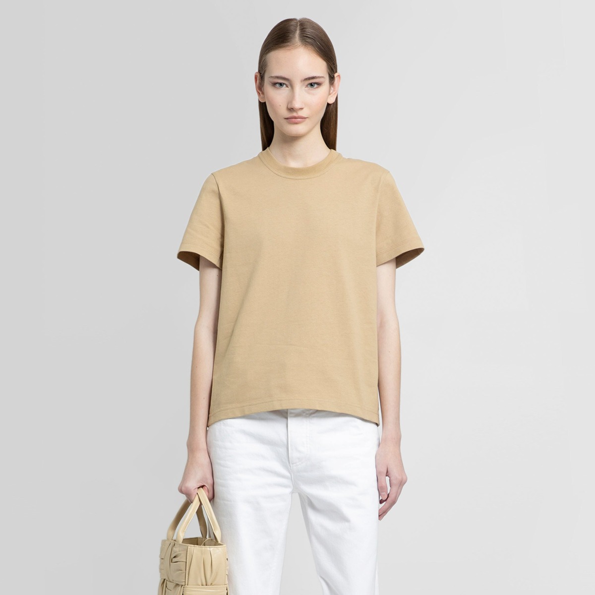 Bottega Veneta - Lady T-Shirt Beige from Antonioli GOOFASH