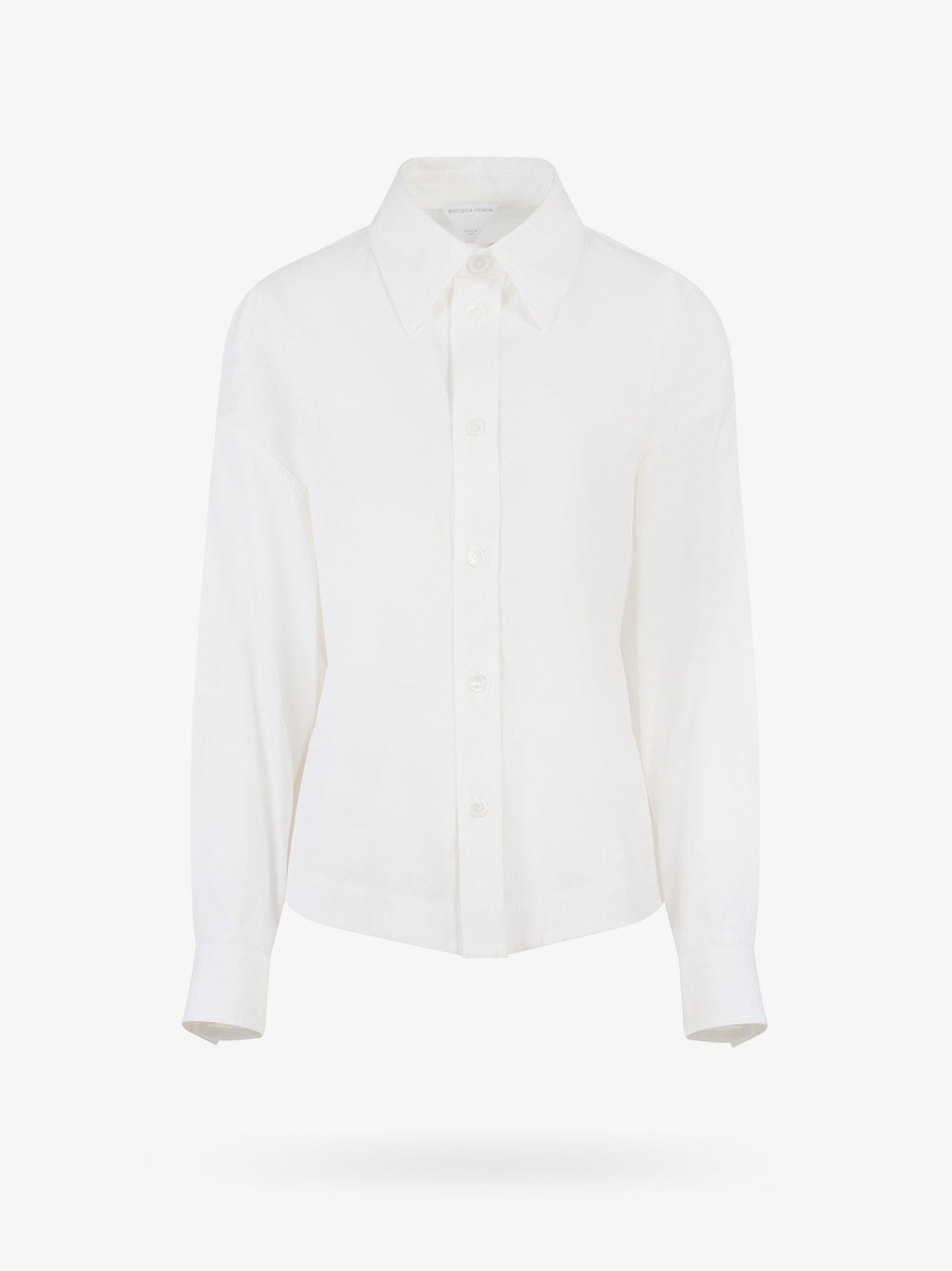 Bottega Veneta - Shirt White - Nugnes - Ladies GOOFASH