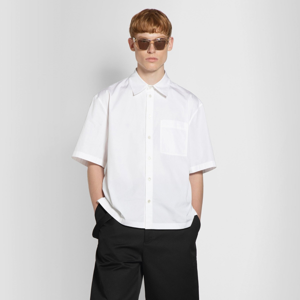 Bottega Veneta White Shirt for Men by Antonioli GOOFASH