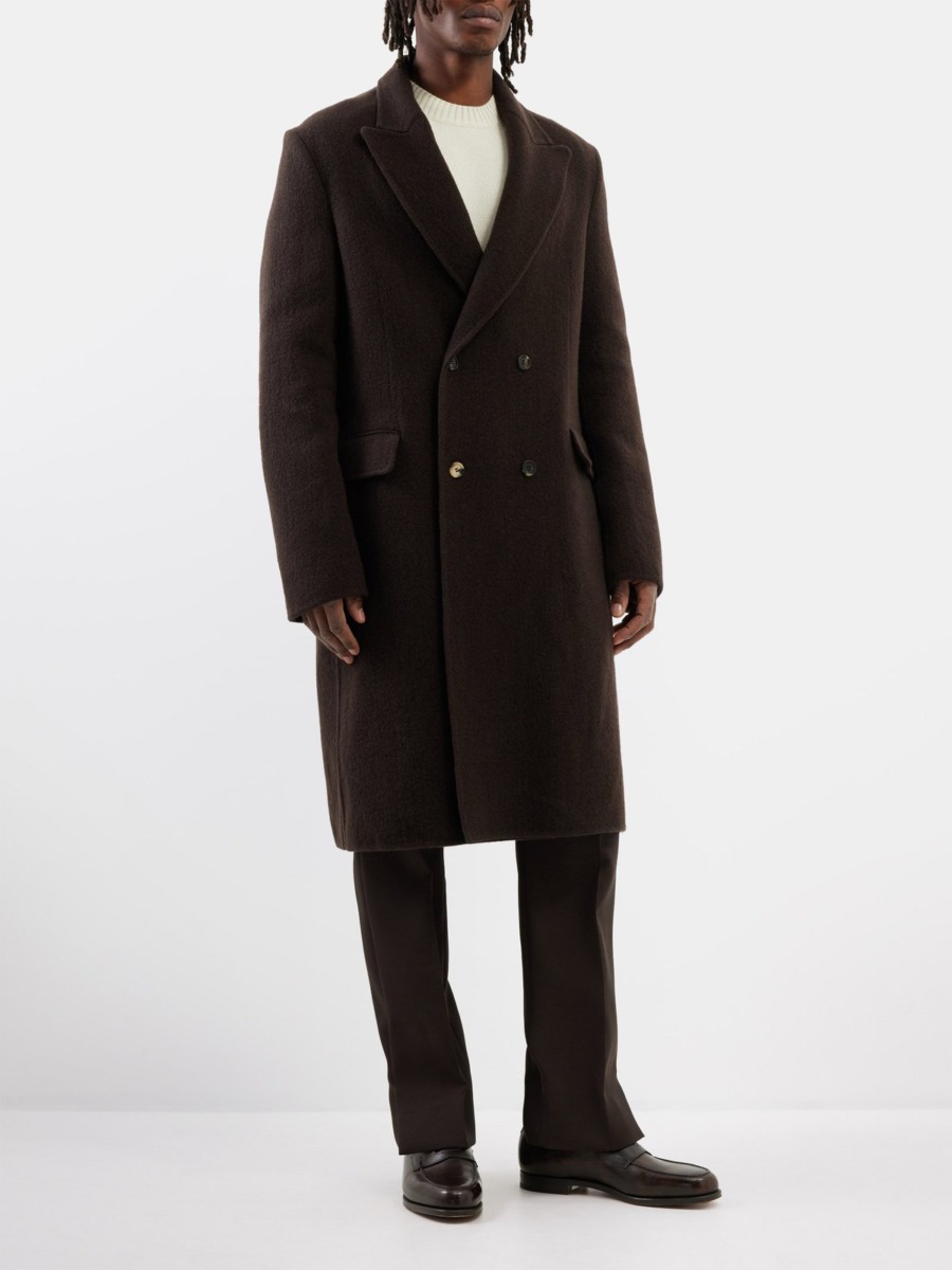 Brown Coat Gabriela Hearst Men - Matches Fashion GOOFASH