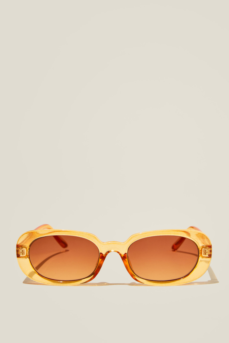Brown Man Sunglasses - Cotton On GOOFASH