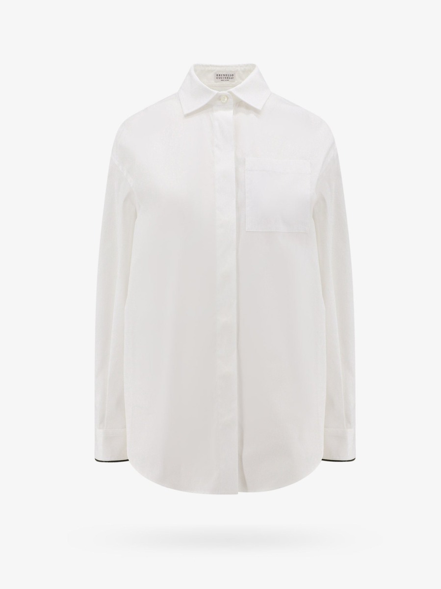 Brunello Cucinelli - White Shirt for Woman at Nugnes GOOFASH