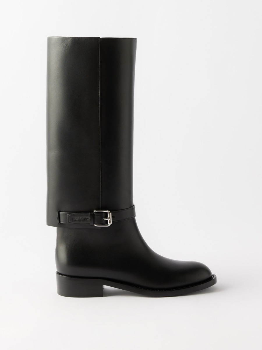 Burberry Lady Boots Black by Matches Fashion GOOFASH