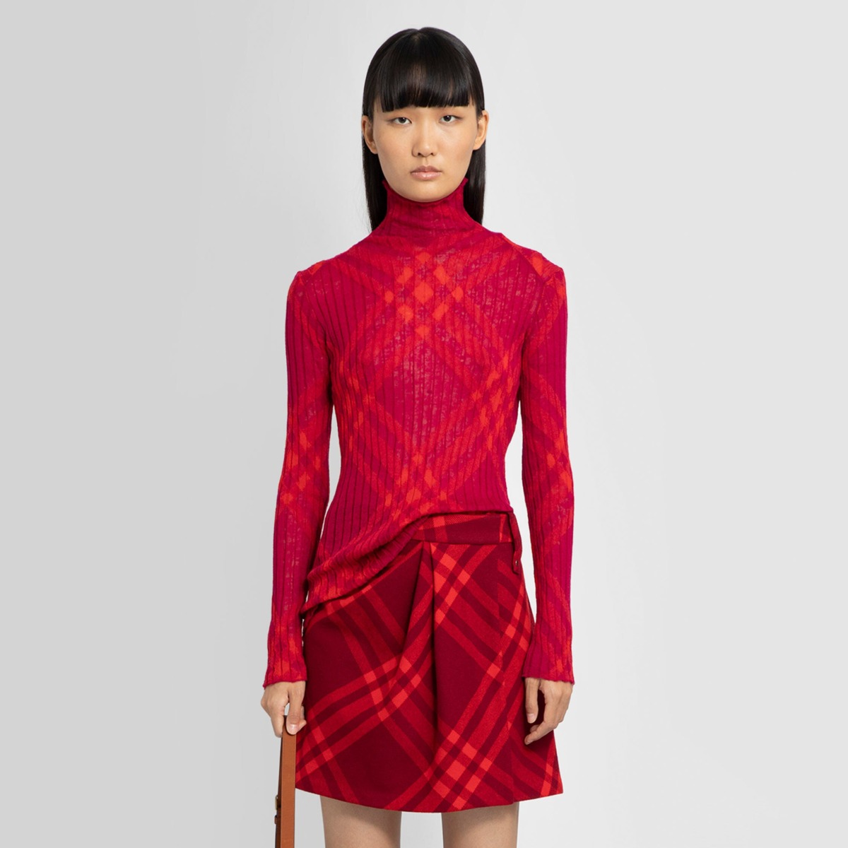 Burberry - Red - Women's Knitwear - Antonioli GOOFASH