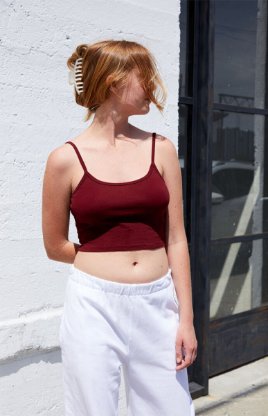 Burgundy Tank Top for Women from Pacsun GOOFASH