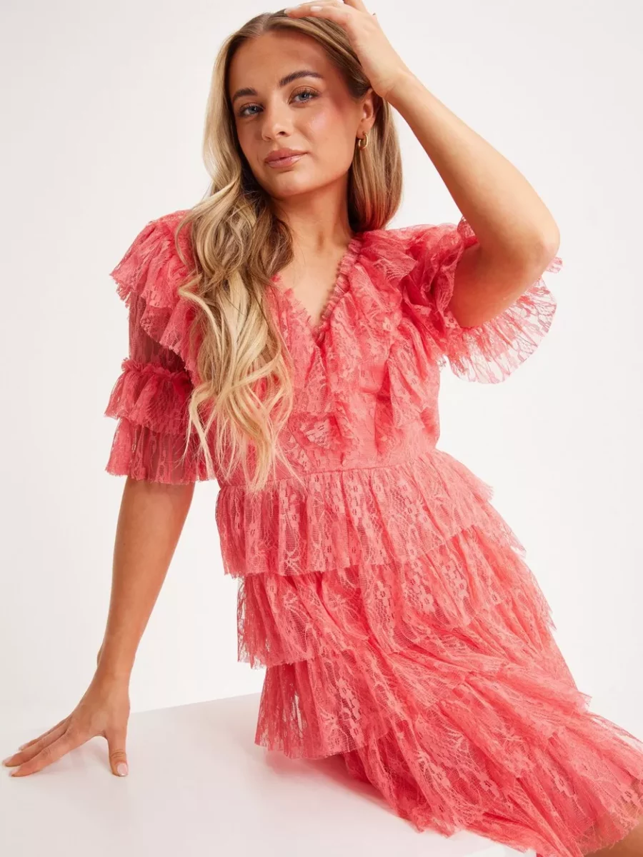 By Malina Coral Party Dress Nelly Woman GOOFASH