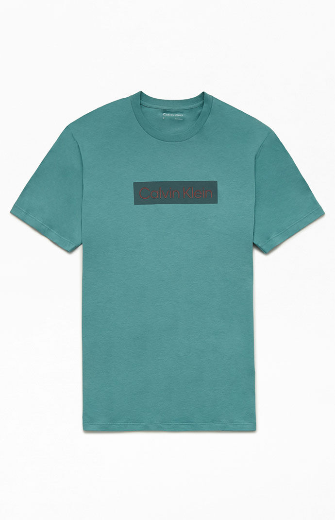 Calvin Klein - Mens T-Shirt Blue - Pacsun GOOFASH