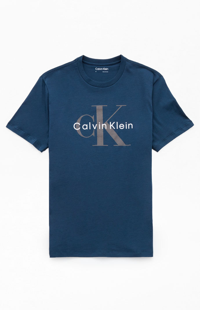 Calvin Klein - Mens T-Shirt in Blue - Pacsun GOOFASH