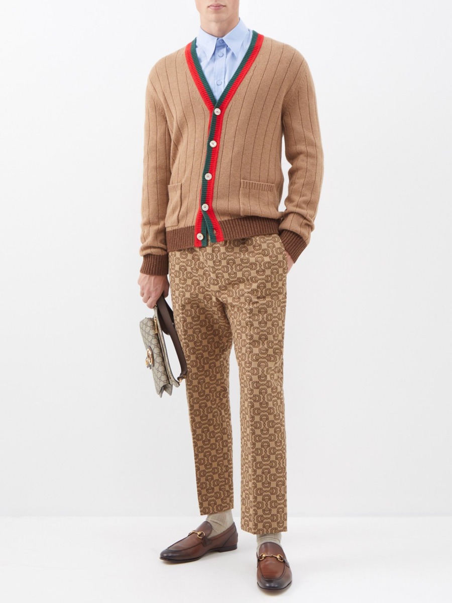 Camel Cardigan - Matches Fashion GOOFASH