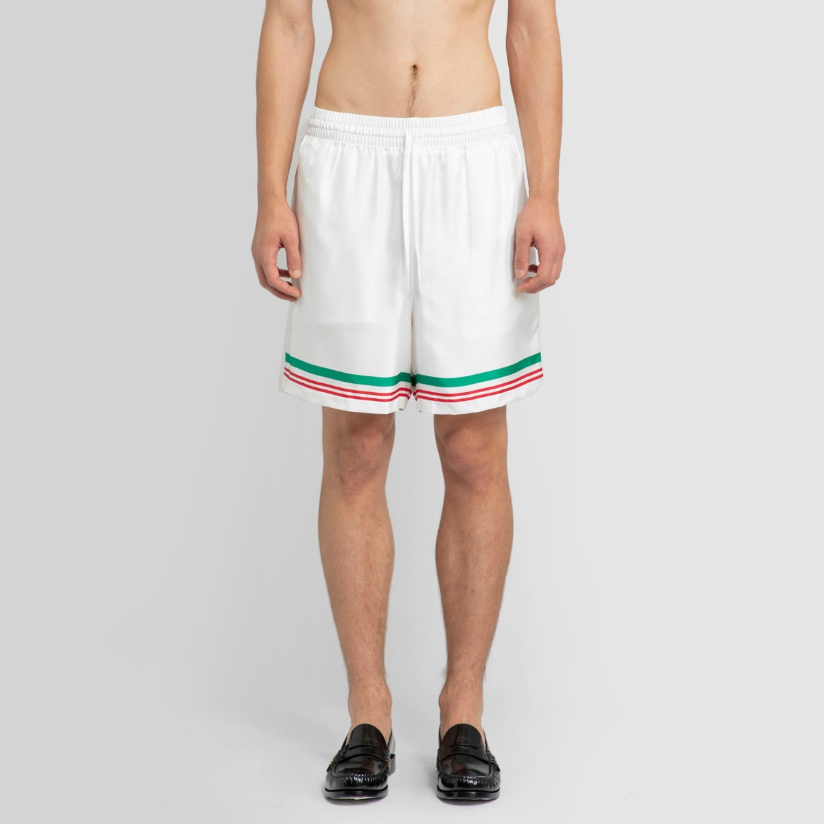 Casablanca - Gent Shorts in White - Antonioli GOOFASH