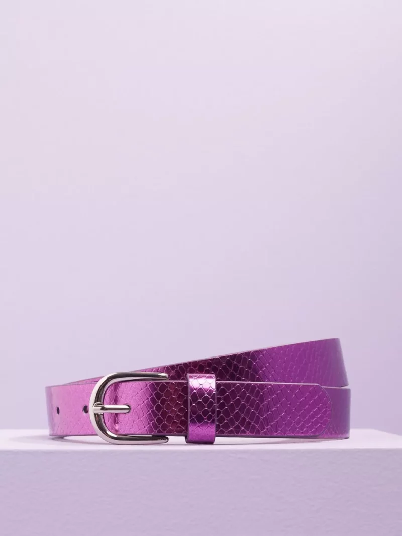 Casual Belt in Purple - Nelly GOOFASH