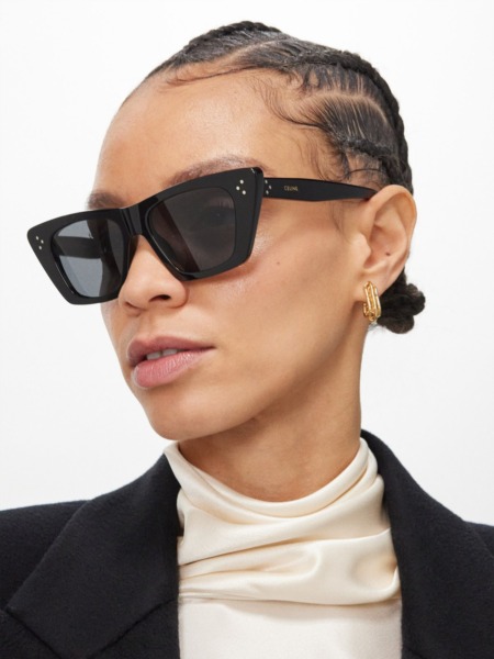 Céline Ladies Sunglasses in Black Matches Fashion GOOFASH
