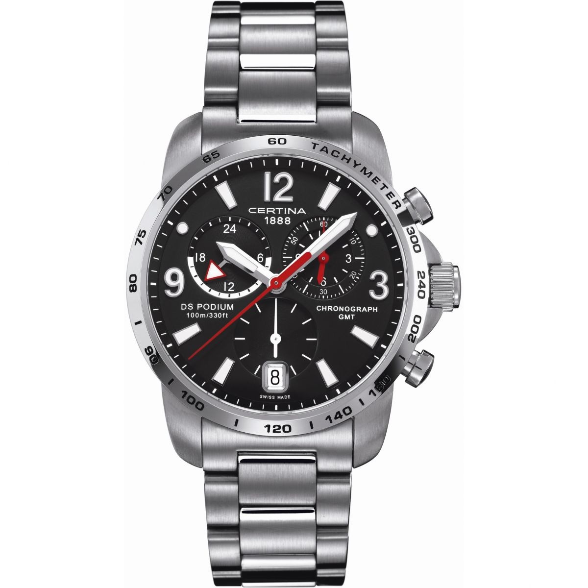 Certina - Black Chronograph Watch for Man from Watch Shop GOOFASH