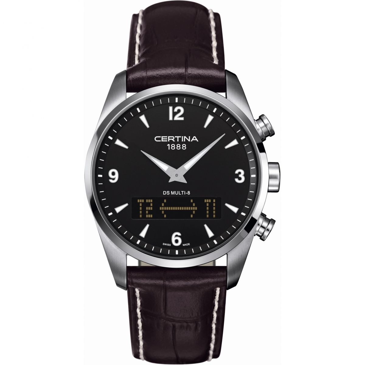 Certina - Black Chronograph Watch for Men from Watch Shop GOOFASH