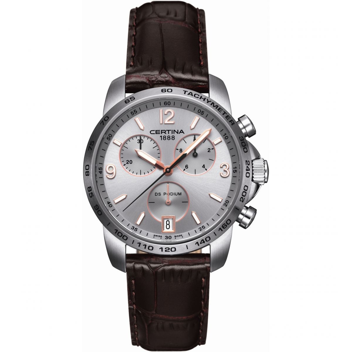 Certina - Silver Chronograph Watch for Man at Watch Shop GOOFASH