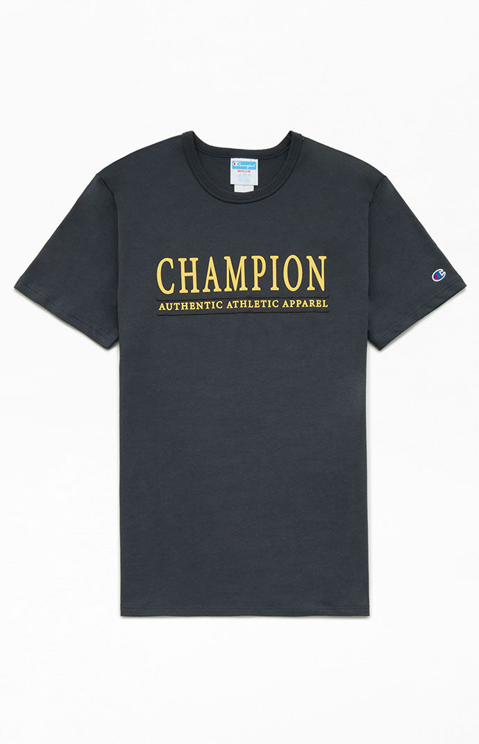 Champion - Gent Black T-Shirt from Pacsun GOOFASH