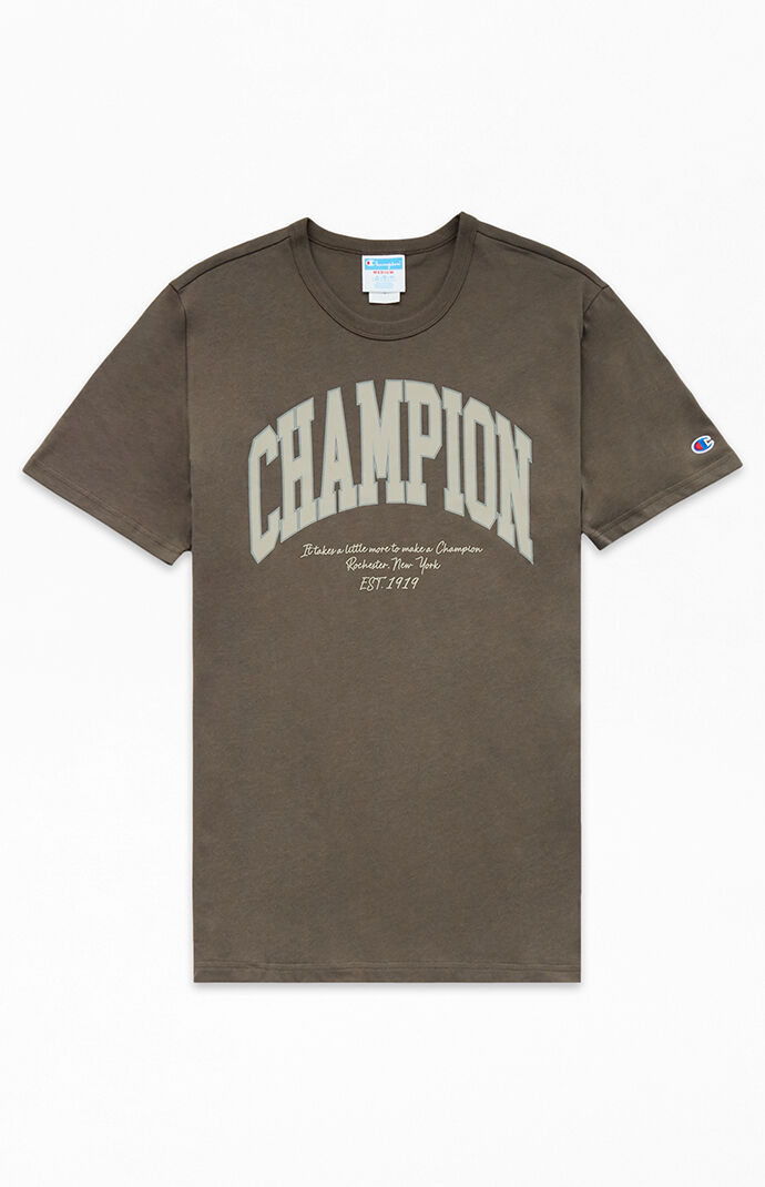 Champion - Mens T-Shirt in Brown Pacsun GOOFASH