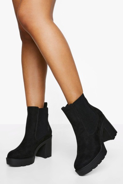Chelsea Ankle Boots Black Woman - Boohoo GOOFASH
