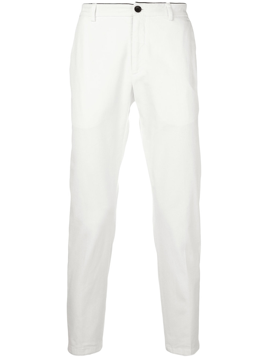 Chino Pants in White Leam Department Five Man GOOFASH