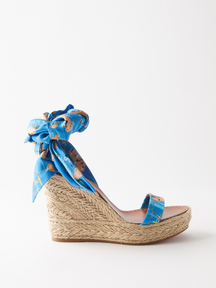 Christian Louboutin Woman Sandals Blue - Matches Fashion GOOFASH
