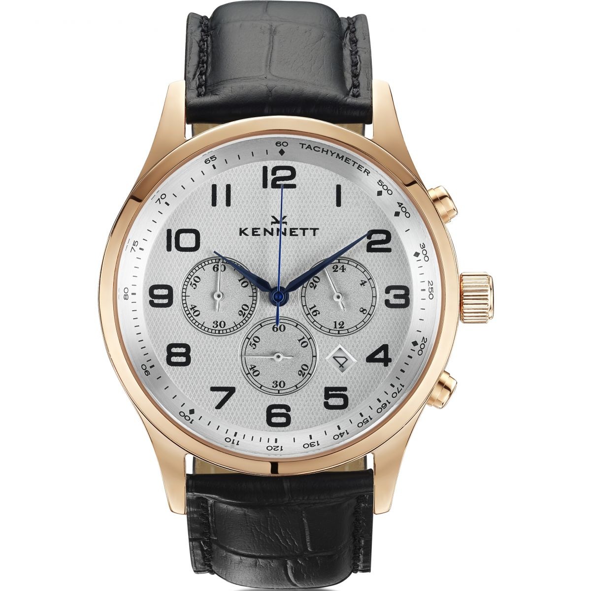 Chronograph Watch in Silver - Watch Shop - Man - Kennett GOOFASH