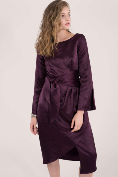 Closet London - Womens Dress Purple GOOFASH