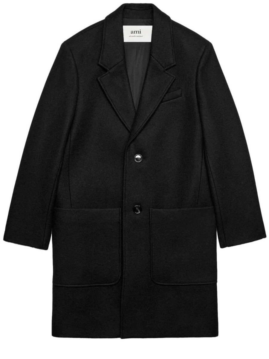 Coat in Black by Leam GOOFASH