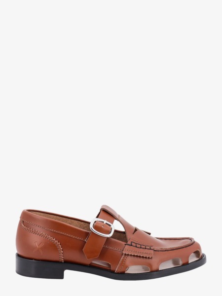 College Brown Loafers for Man by Nugnes GOOFASH