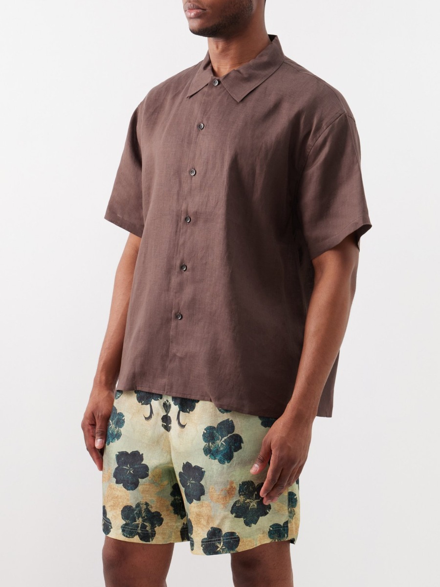 Commas - Gents Shirt in Brown - Matches Fashion GOOFASH