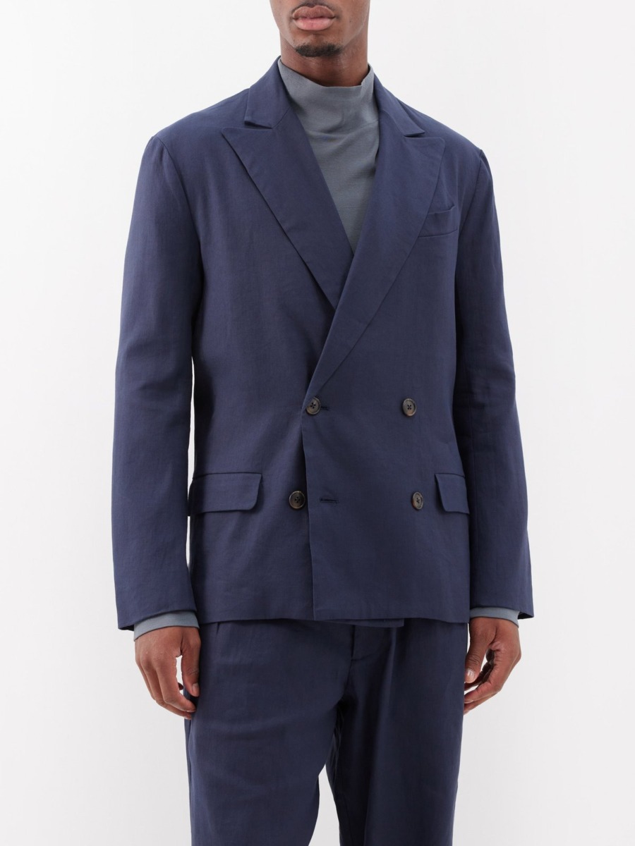 Commas - Men's Blazer in Blue - Matches Fashion GOOFASH
