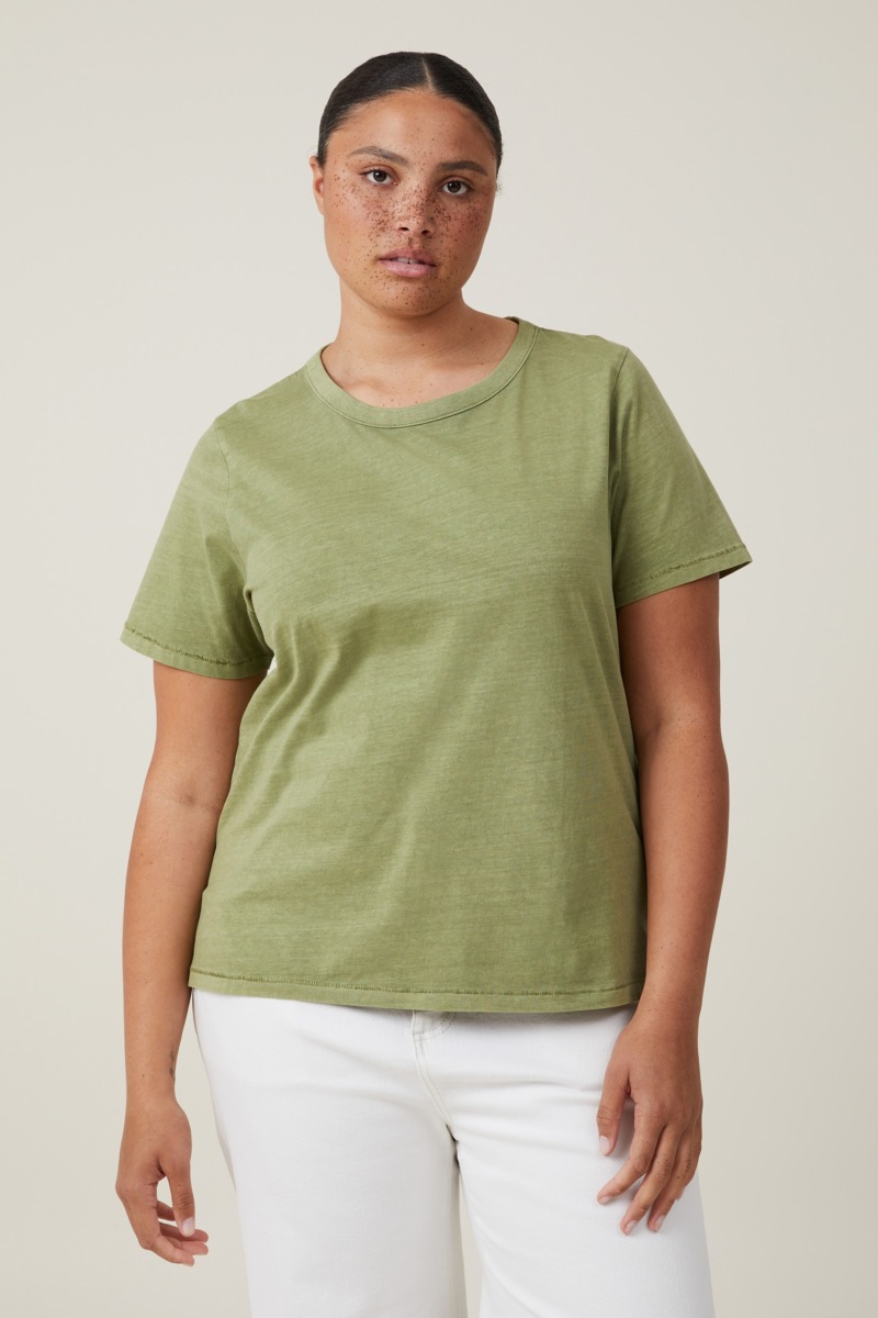 Cotton On - Khaki - Women T-Shirt GOOFASH