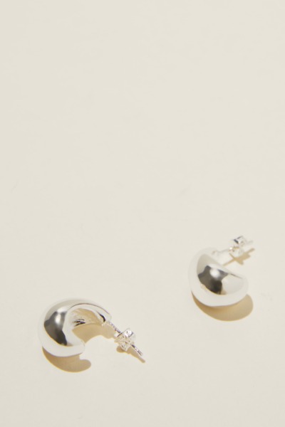 Cotton On - Ladies Silver Earrings from Rubi GOOFASH