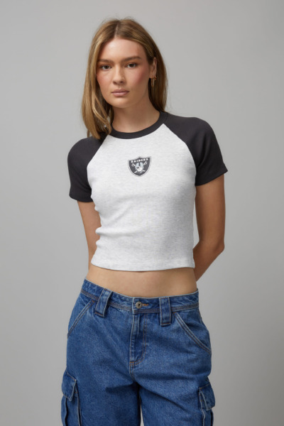 Cotton On - Ladies T-Shirt - Silver GOOFASH