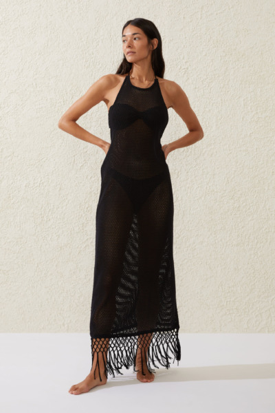 Cotton On - Lady Maxi Dress in Black from Body GOOFASH