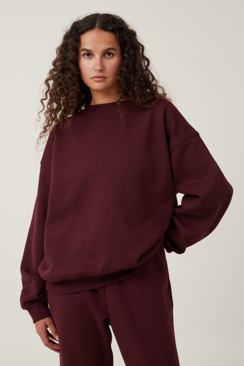 Cotton On - Lady Sweatshirt Purple GOOFASH