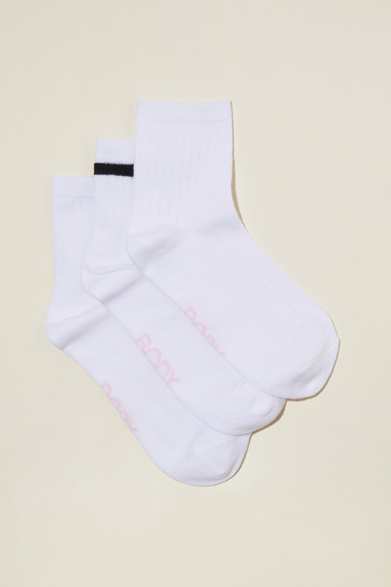 Cotton On - Lady White Socks GOOFASH