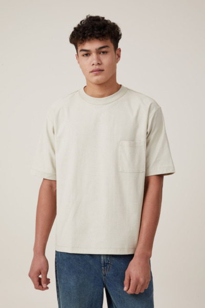 Cotton On - Man T-Shirt Ivory GOOFASH
