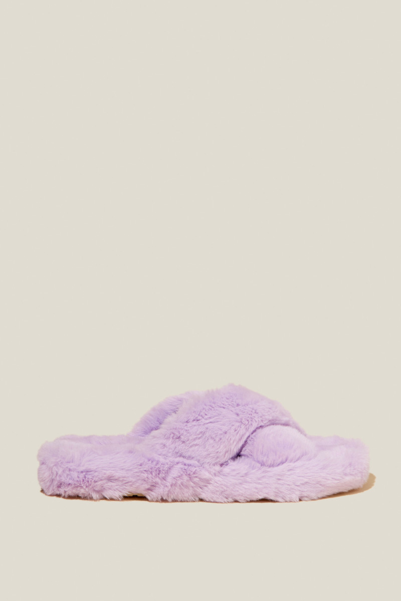 Cotton On - Purple Women Slippers Body GOOFASH