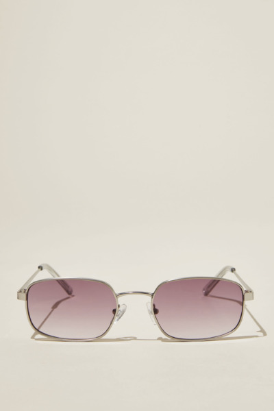 Cotton On - Silver Sunglasses - Rubi - Ladies GOOFASH