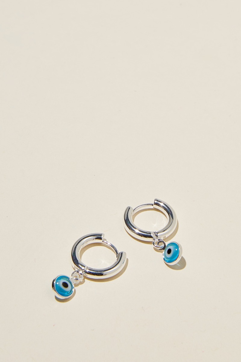 Cotton On - Silver Women Earrings - Rubi GOOFASH