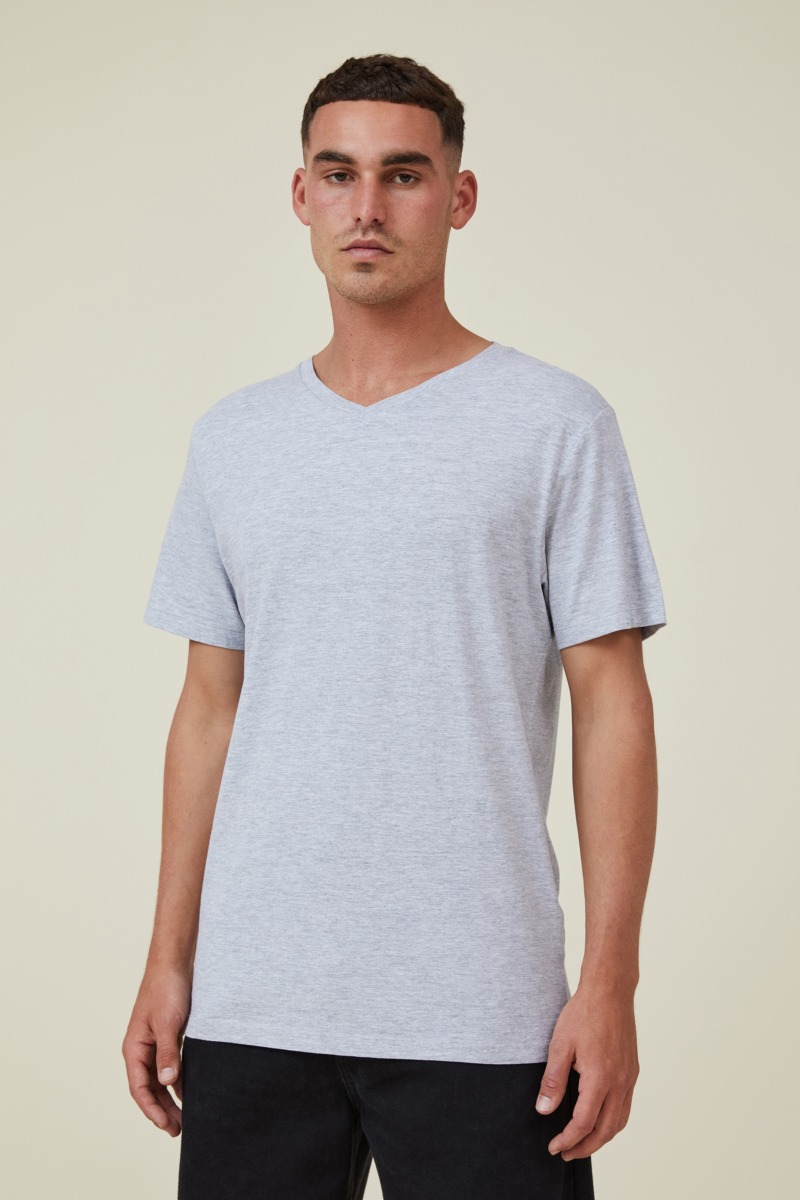 Cotton On T-Shirt Grey Man GOOFASH