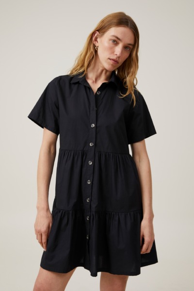 Cotton On - Woman Shirt Dress in Black GOOFASH
