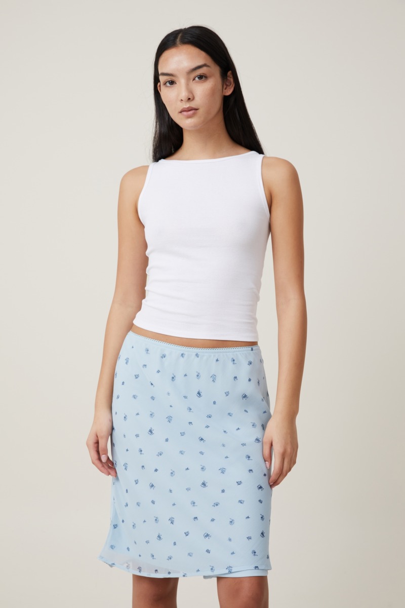 Cotton On Women Skirt Blue GOOFASH