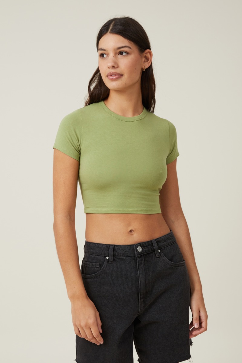 Cotton On - Women T-Shirt Green GOOFASH