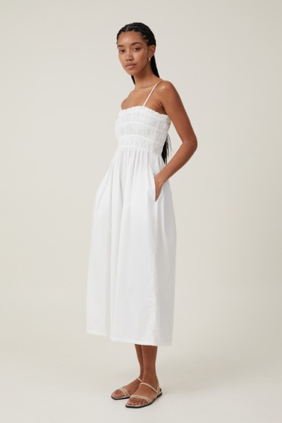 Cotton On Womens Maxi Dress White GOOFASH