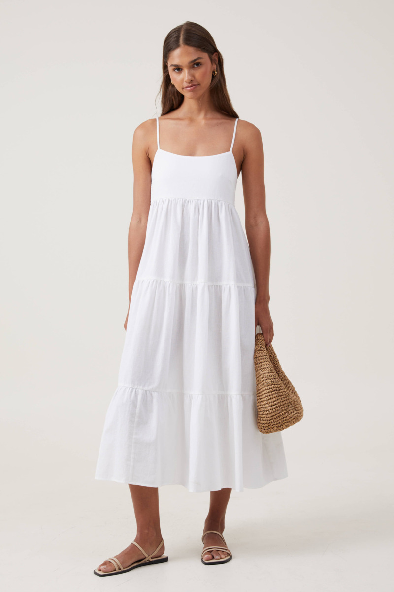 Cotton On - Women's Maxi Dress in White GOOFASH